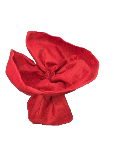  Sotto mazzo in feltro rosso 