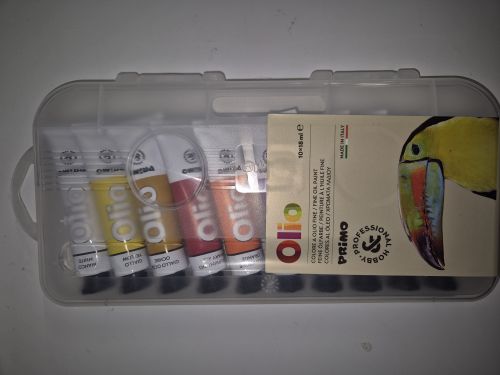  Pacco colori a olio 10 x 18 primo  