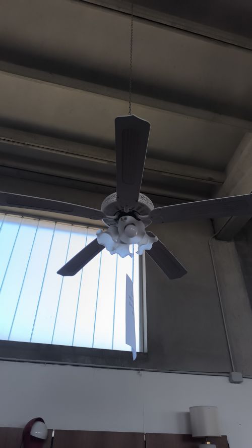 VENTILATORE DA SOFFITTO BIANCO 