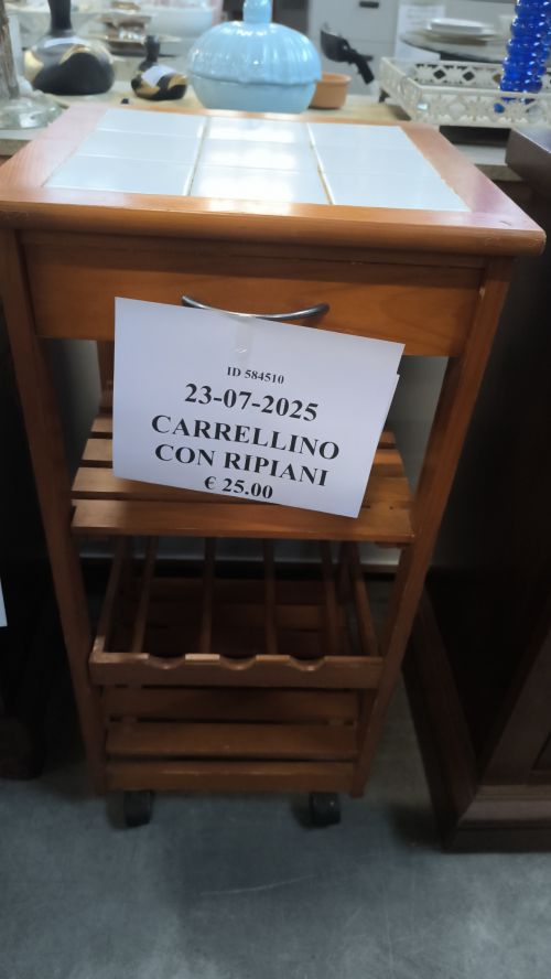 CARRELLINO CON RIPIANI 