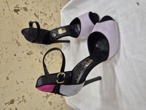  Scarpe Con te Viola nere e fucsia n 40