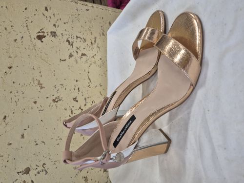  Sandali Gianmarco Venturi rosa e bronzo n.40