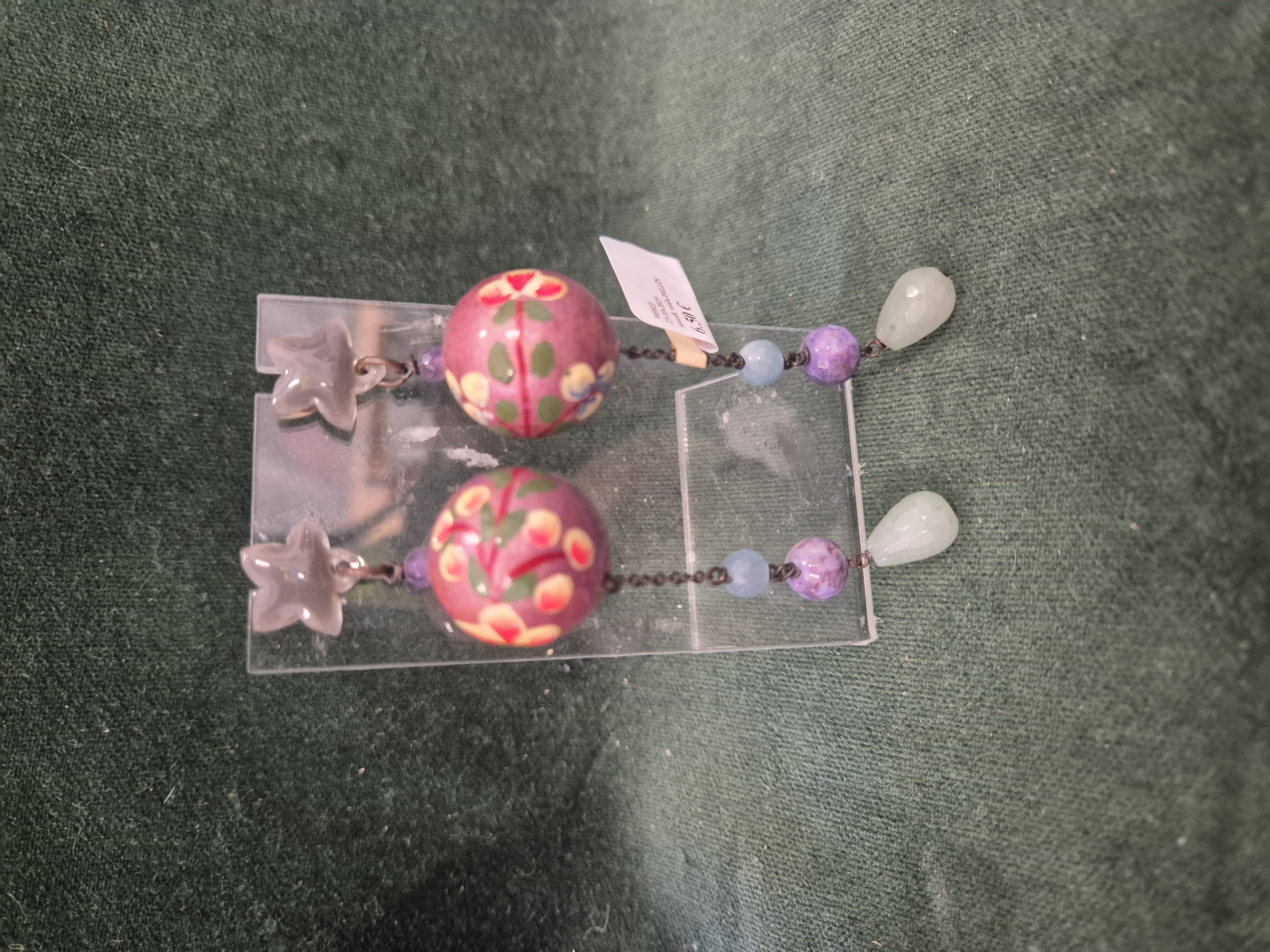 orecch. viola PALLINA