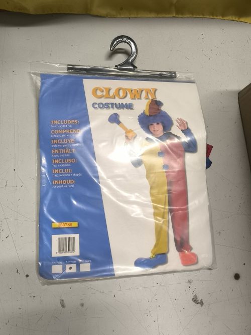  Costume clown bambino 5-7 anni