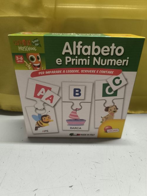  Gioco carotina alfabeto i primi numeri
