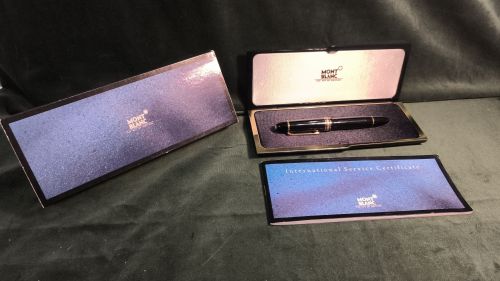  Penna stilografica Mont Blanc numero 149 con certificato di autenticità completo di scatole