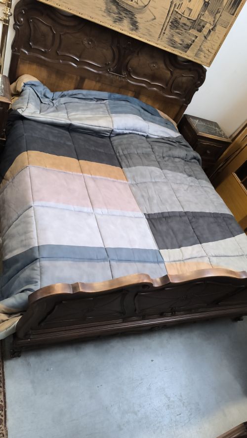  Letto matrimoniale in stile barocco completo reti