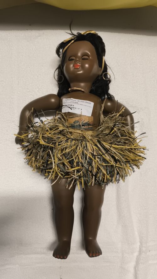 BAMBOLA AFRO AFRICANA MARCHIATA FATA