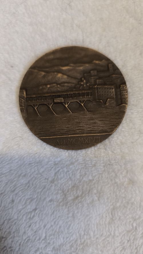  Medaglia ponte Bassano del grappa anno 1948