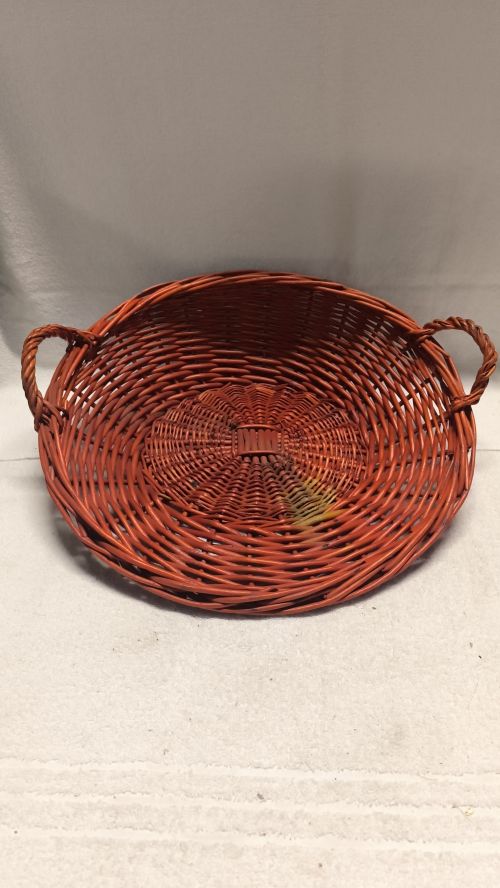  Cestino rosso in vimini 