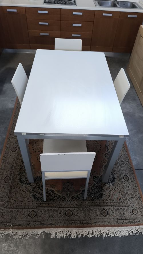 TAVOLO BIANCO ALLUNGABILE
