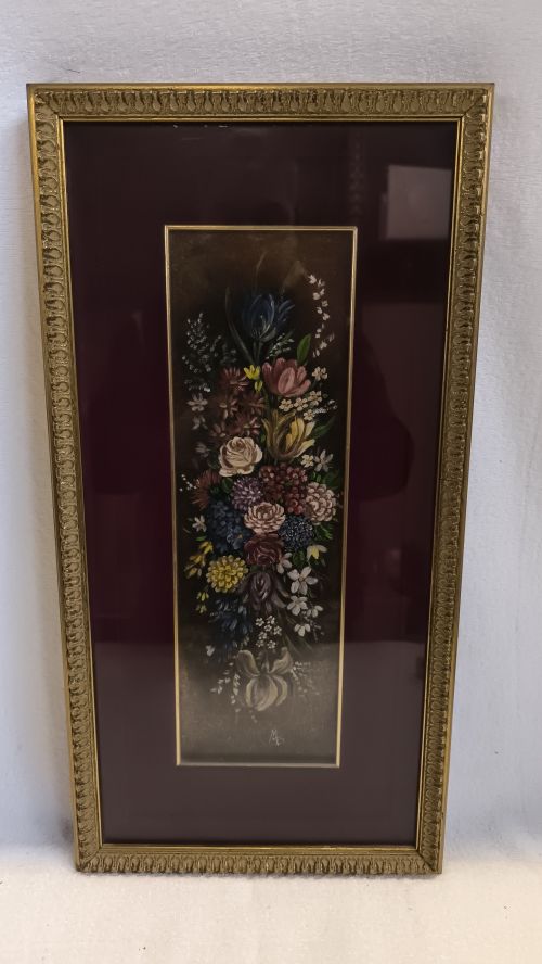  Dipinto olio di floreale