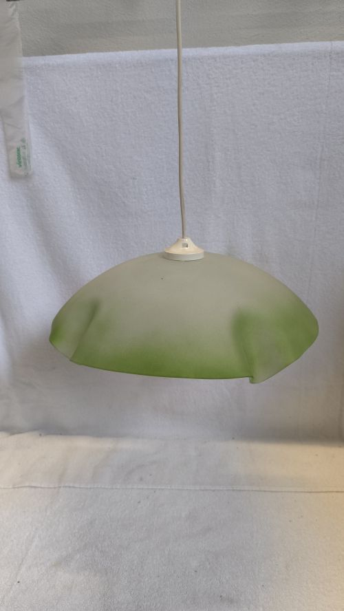  Lampadario ondulato verd