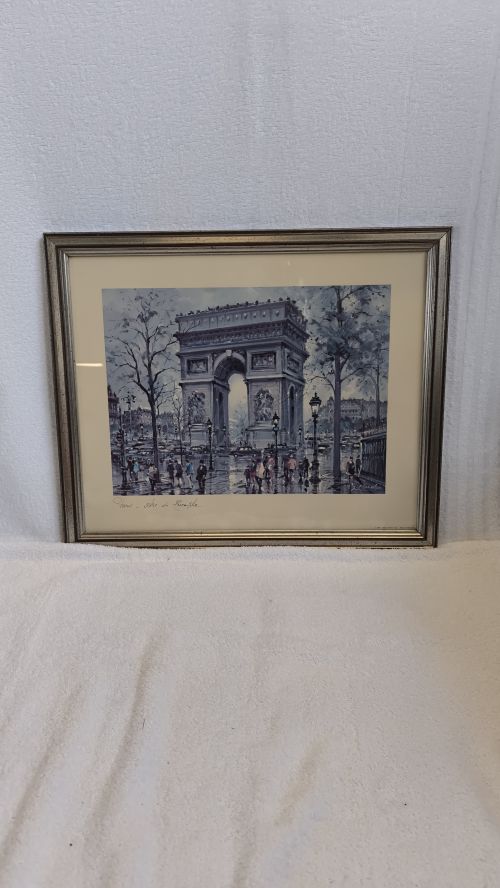  Stampa Parigi su cornice