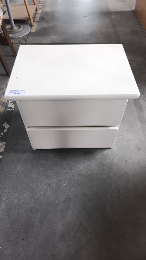COPPIA DI COMODINI BIANCHI 