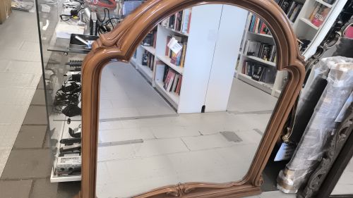 SPECCHIO CORNICE MARRONE