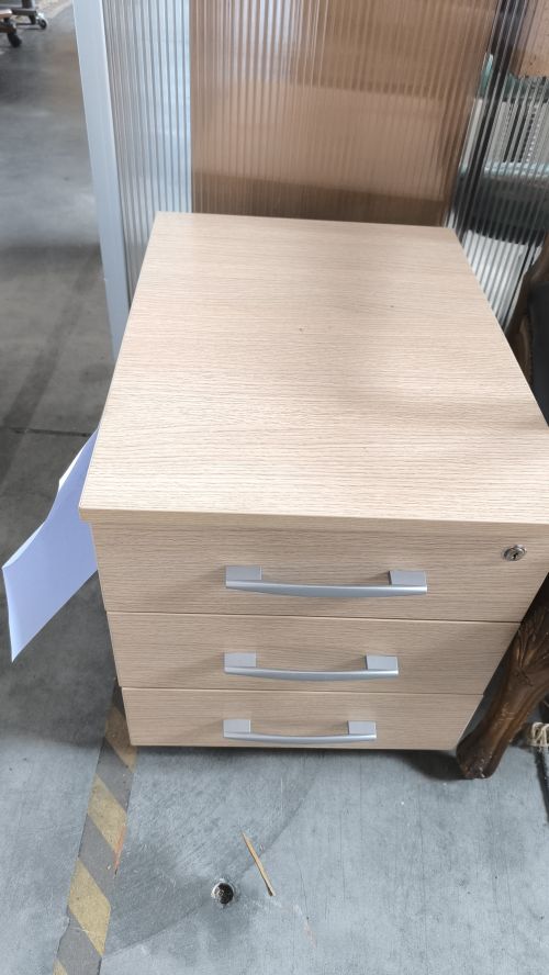 CASSETTIERA BEIGE IN LEGNO