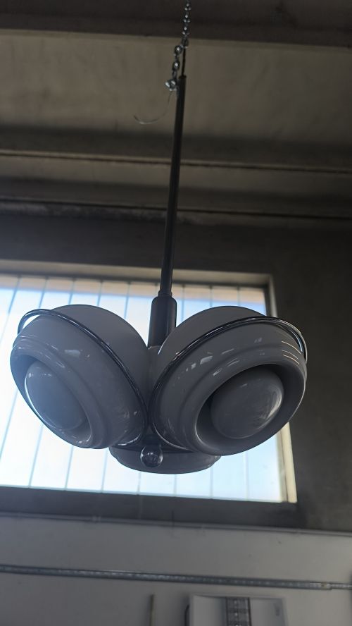 STILE DI FABIO LENCI LAMPADARIO IN CERAMICA ANNI 70