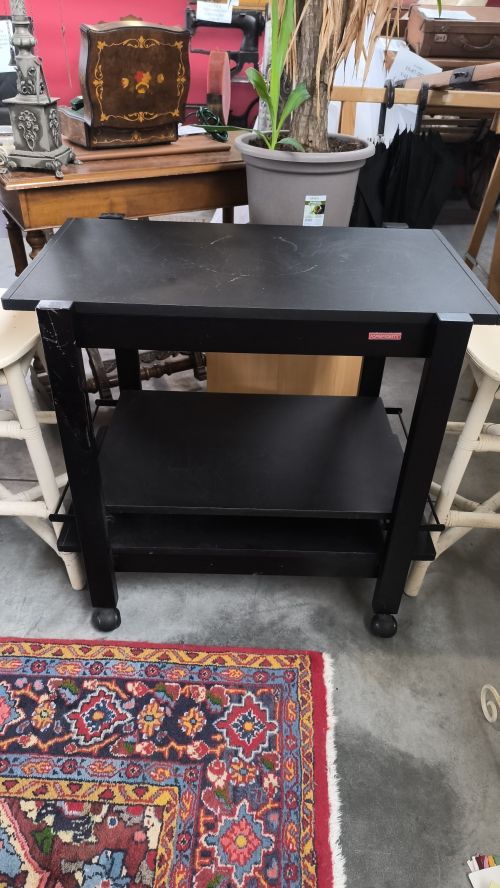 Foppapedretti carrello nero misure larghezza 80 cm profondità 51 cm altezza 76 cm