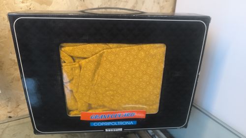 Copri Poltrona gran foulard colore oro larghezza massima 90 cm