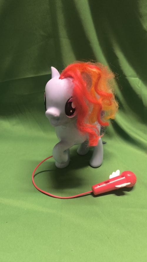 Poni con microfono