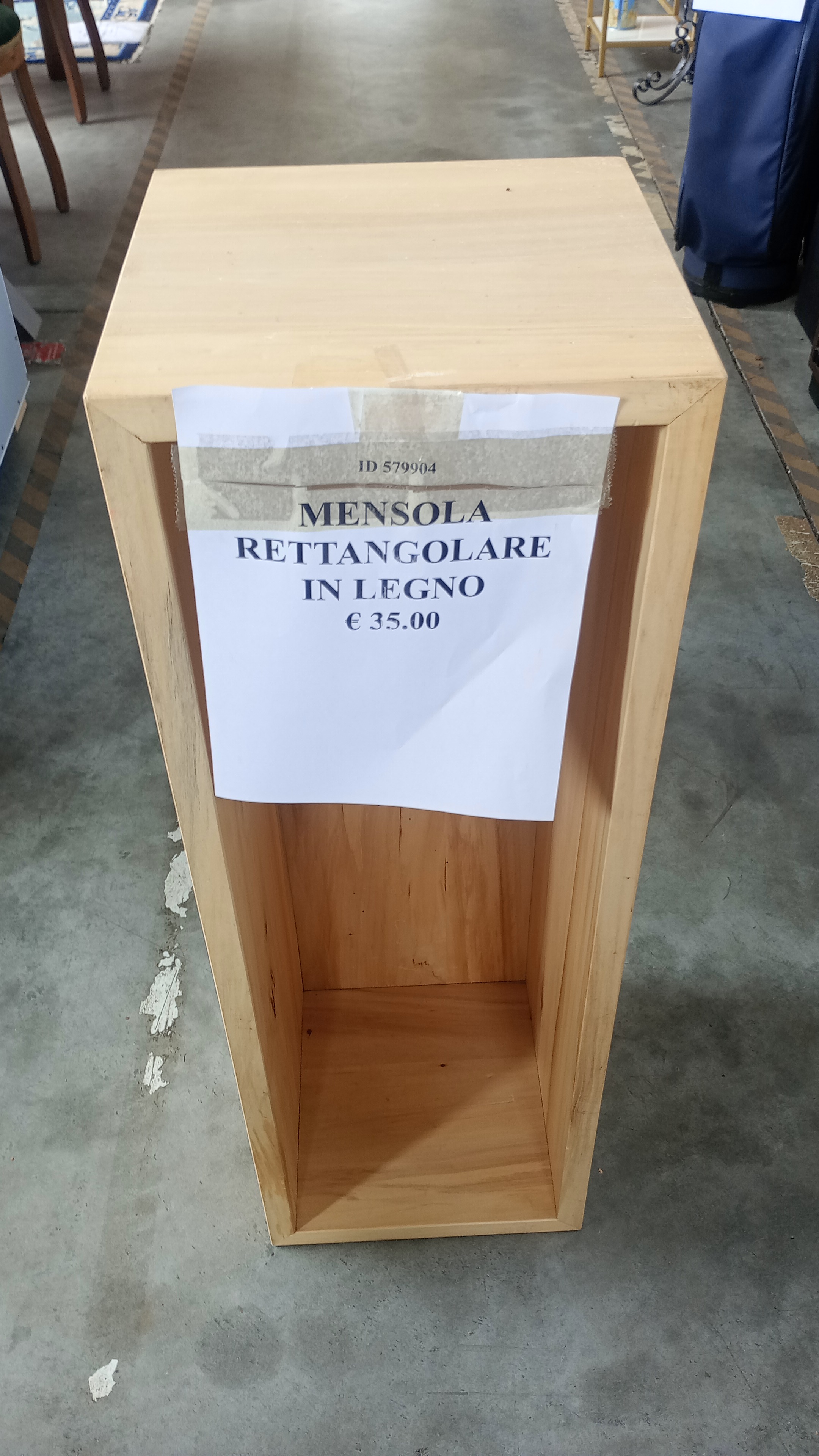 MENSOLA RETTANGOLARE IN LEGNO