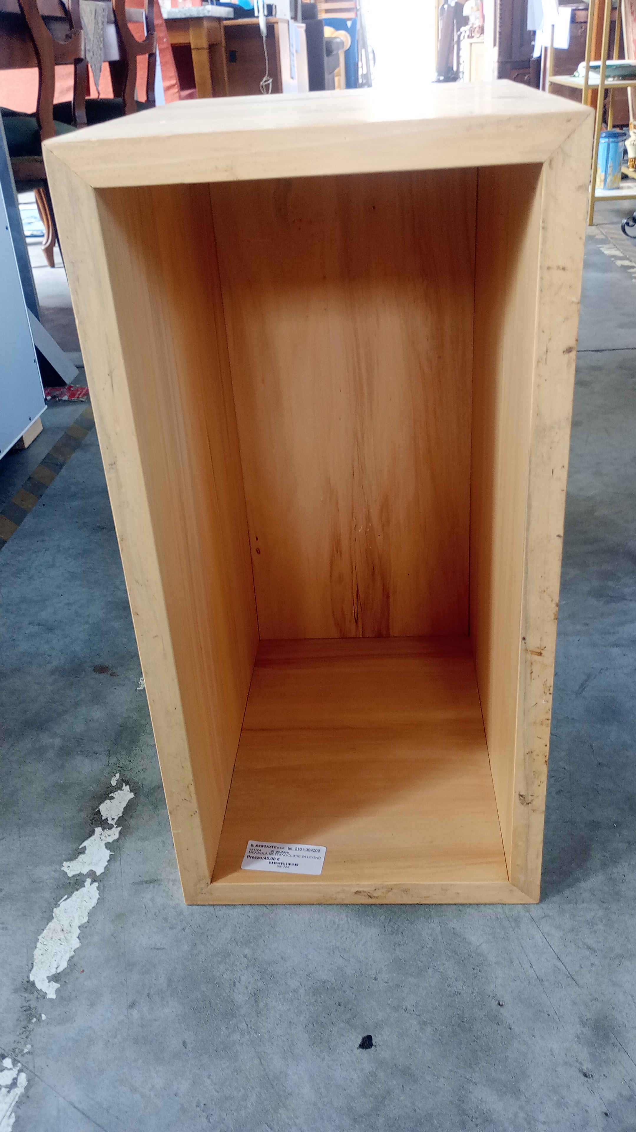MENSOLA RETTANGOLARE IN LEGNO