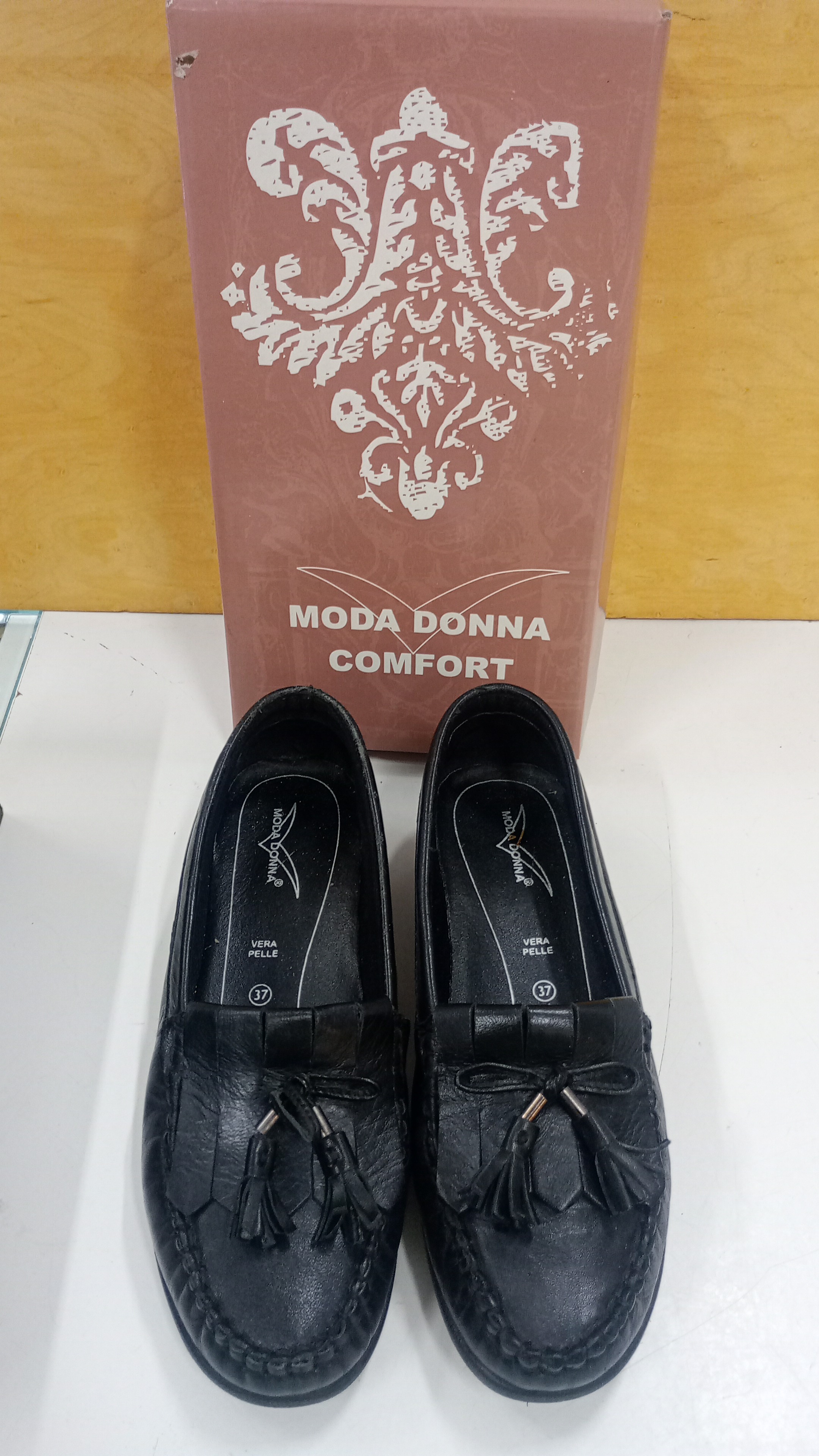  Scarpe nere moda donna 37