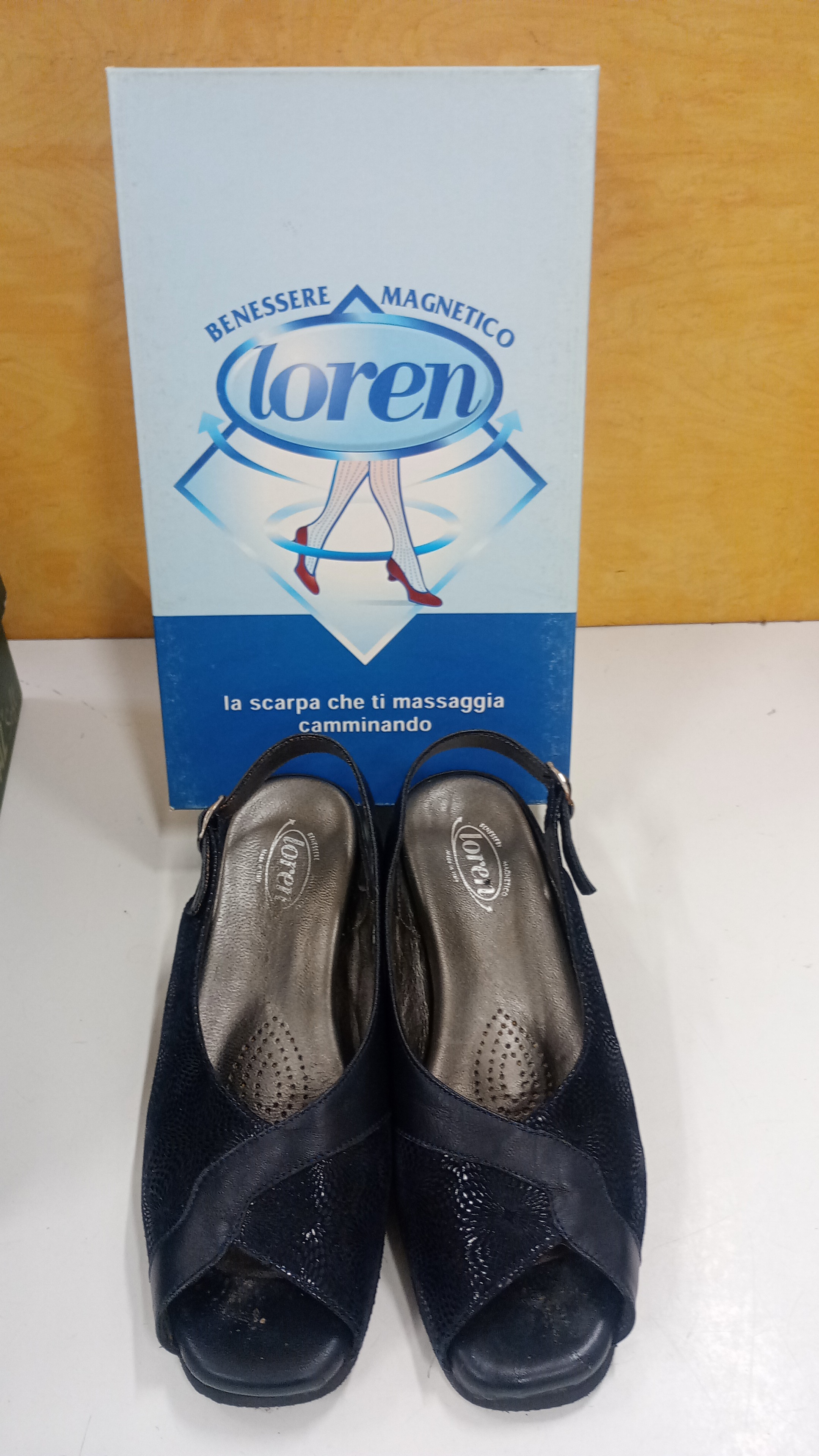  Sandali blu Lauren 36