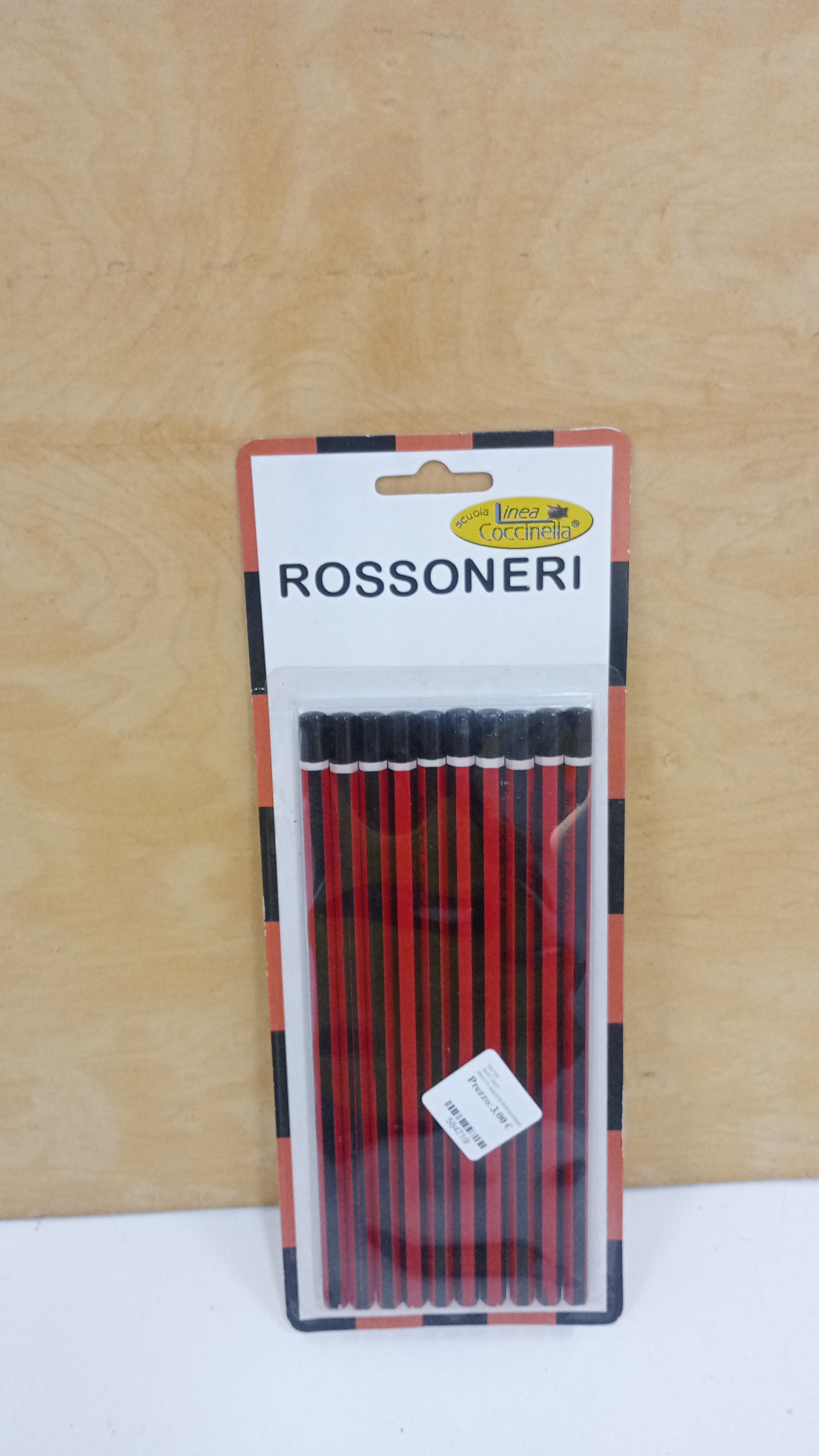 PACCO MATITE ROSSONERI