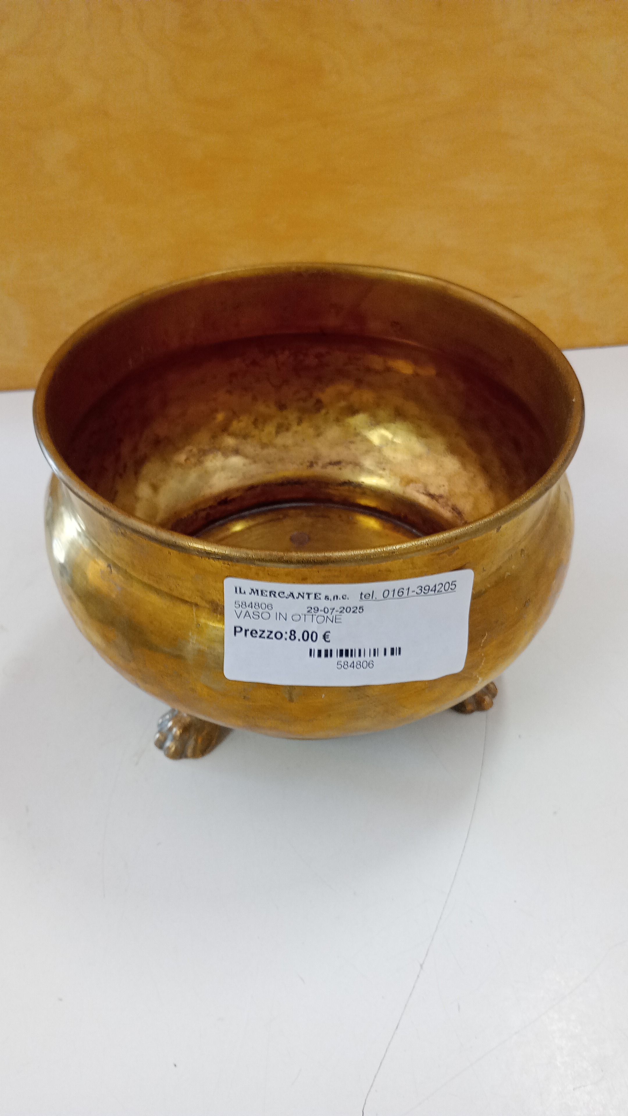 VASO IN OTTONE
