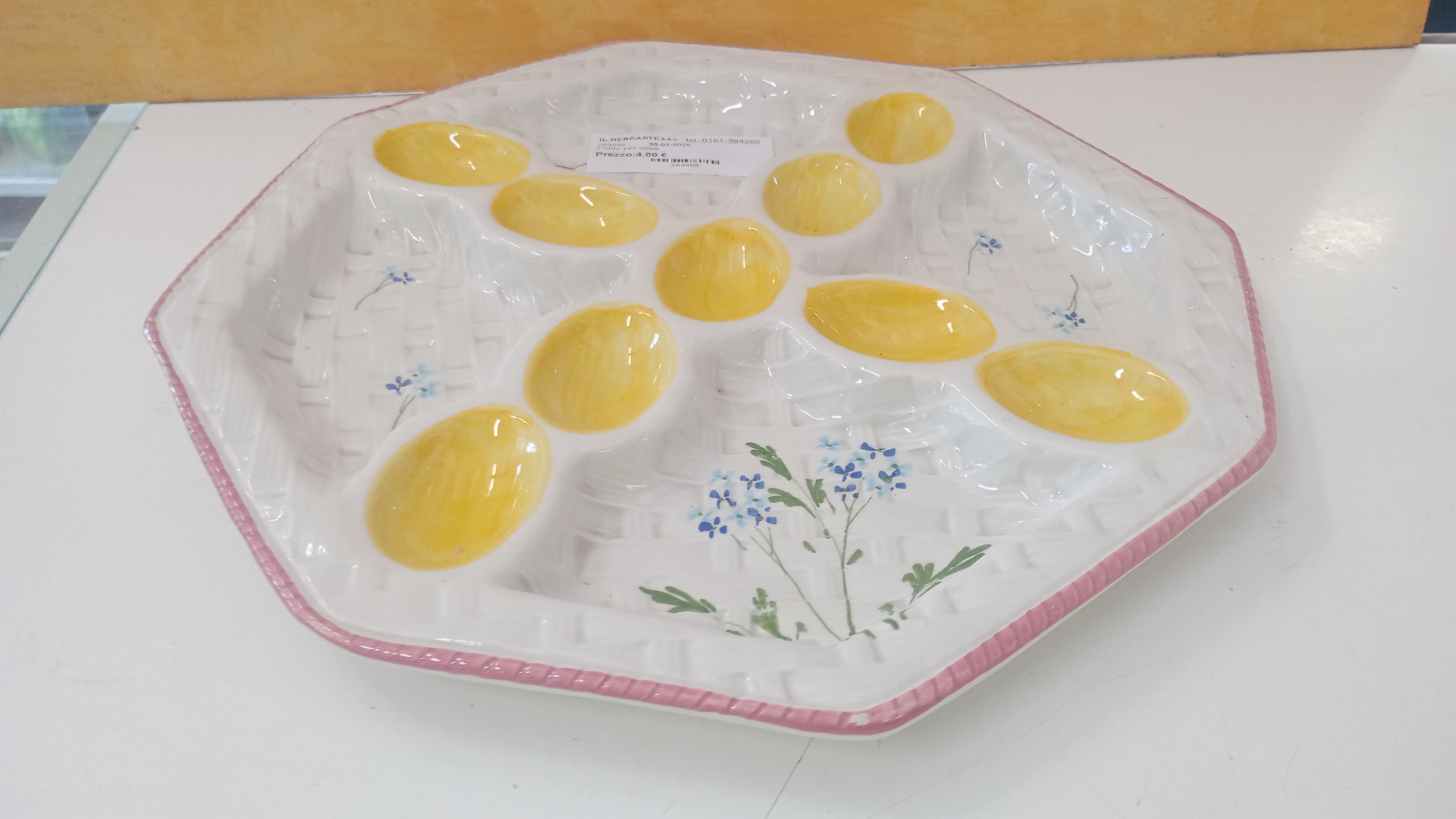  Piatto per uova