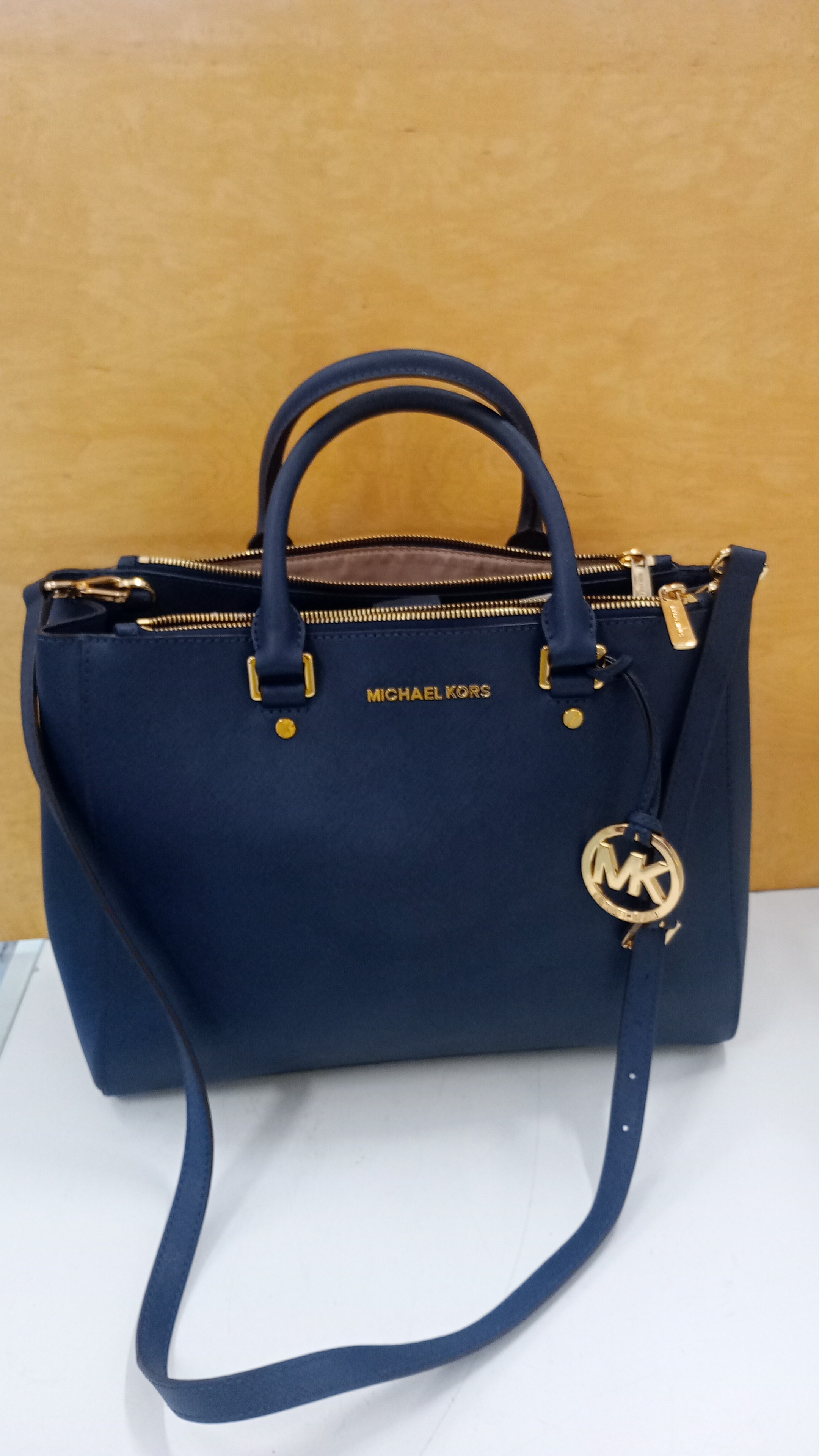 borsa blu MICHAEL KORS