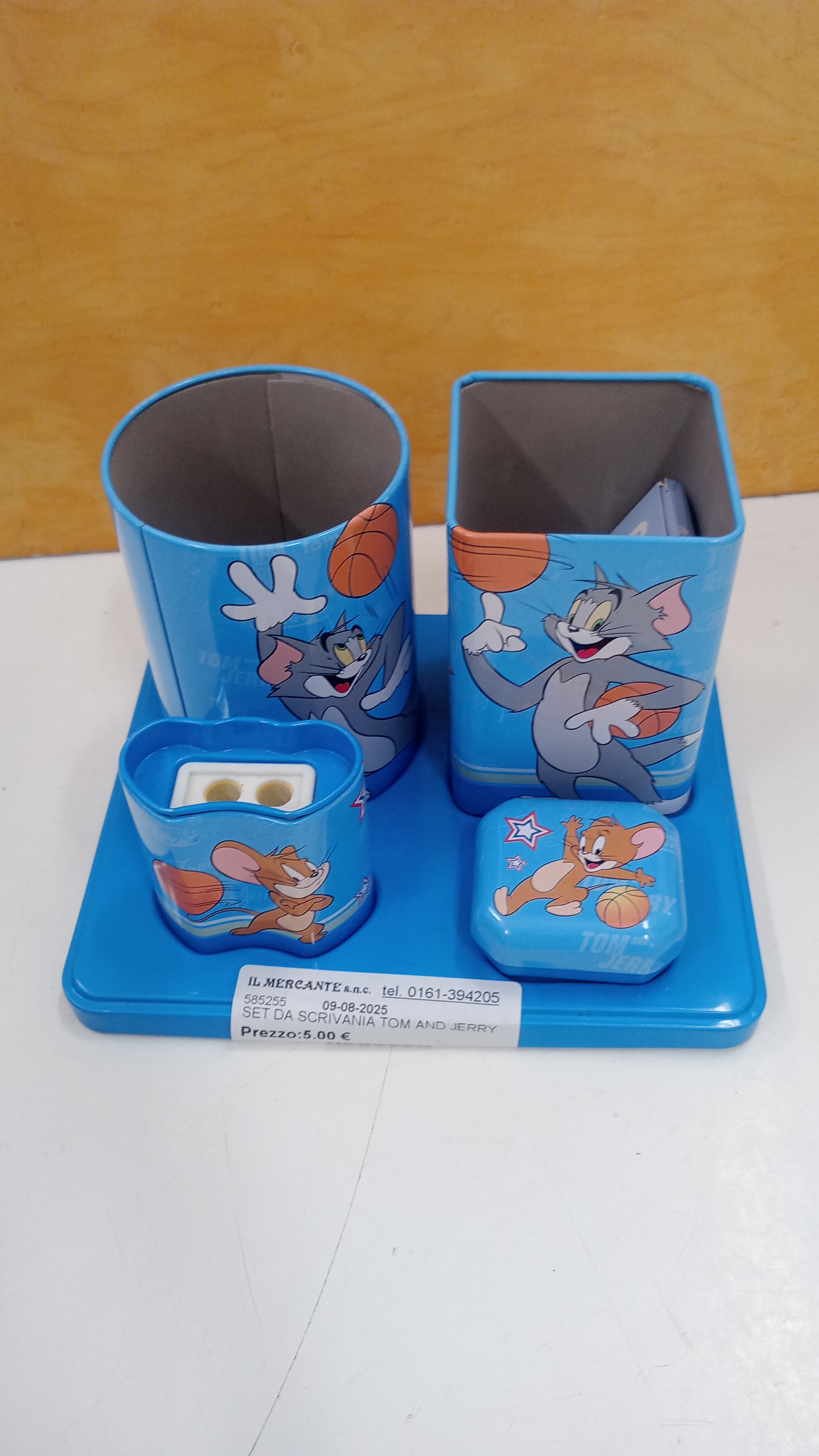 SET DA SCRIVANIA TOM AND JERRY