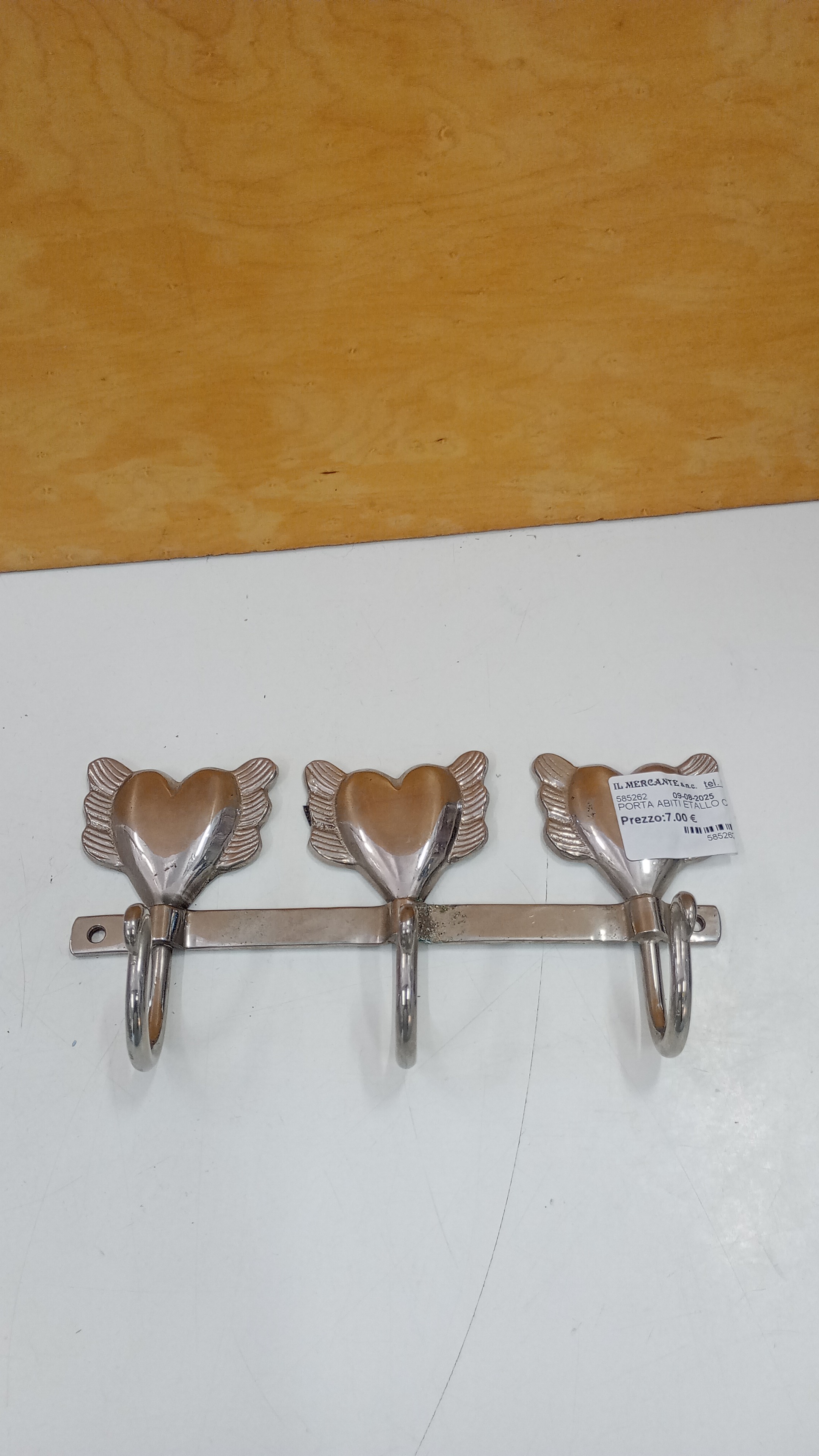 PORTA ABITI ETALLO CUORI