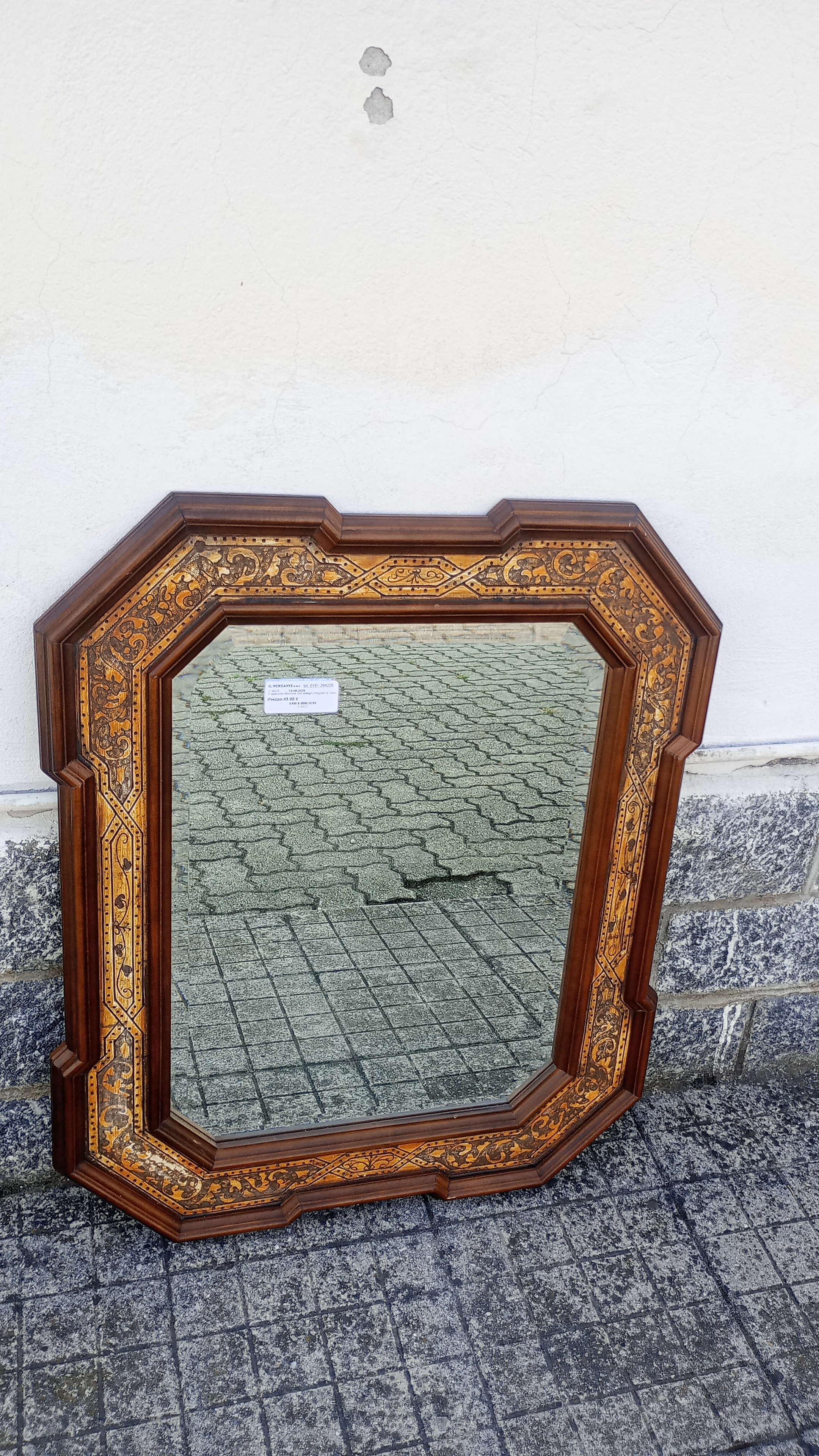  P specchio Marrone con d