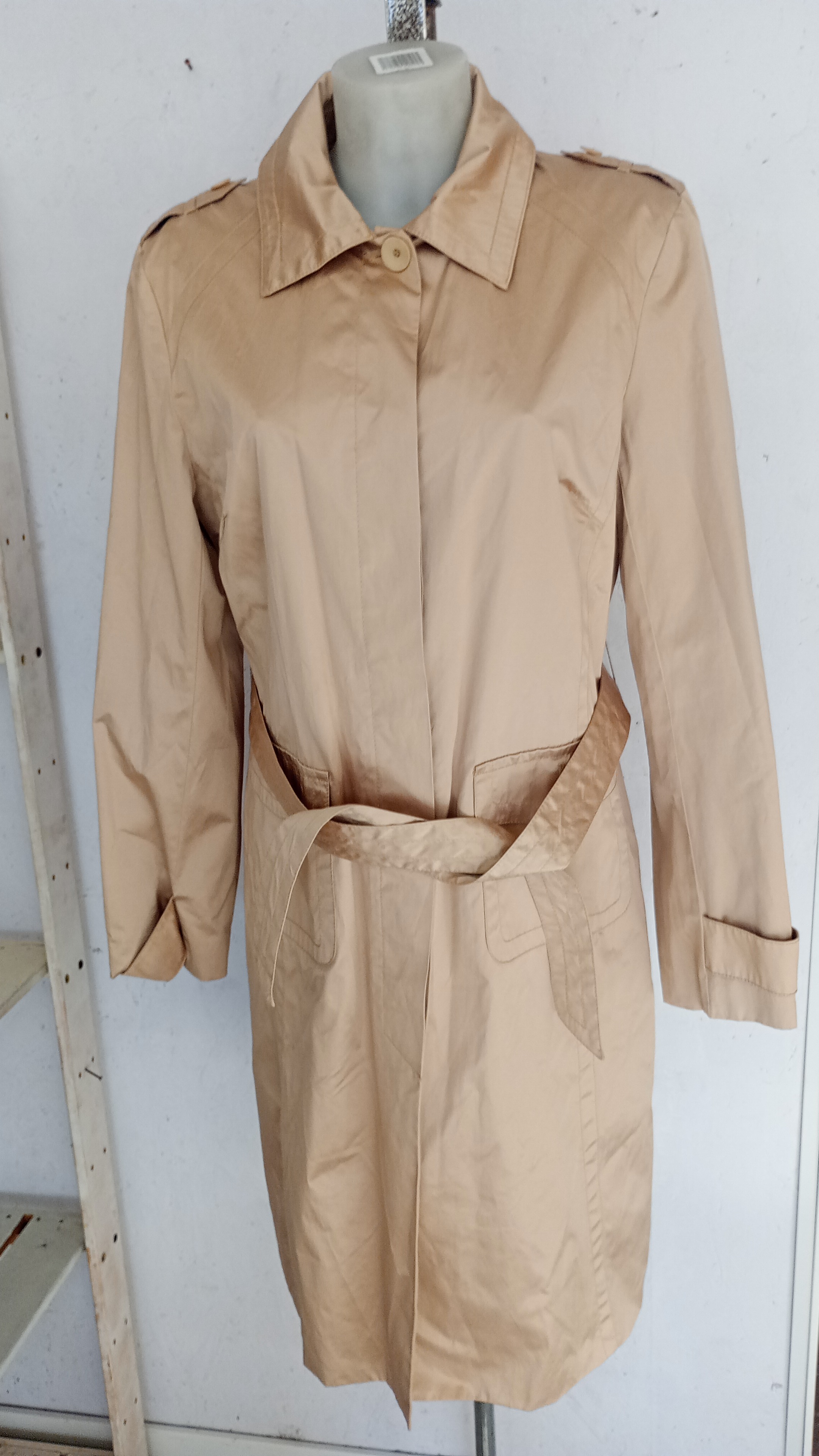 Trench Conbipel dorato L