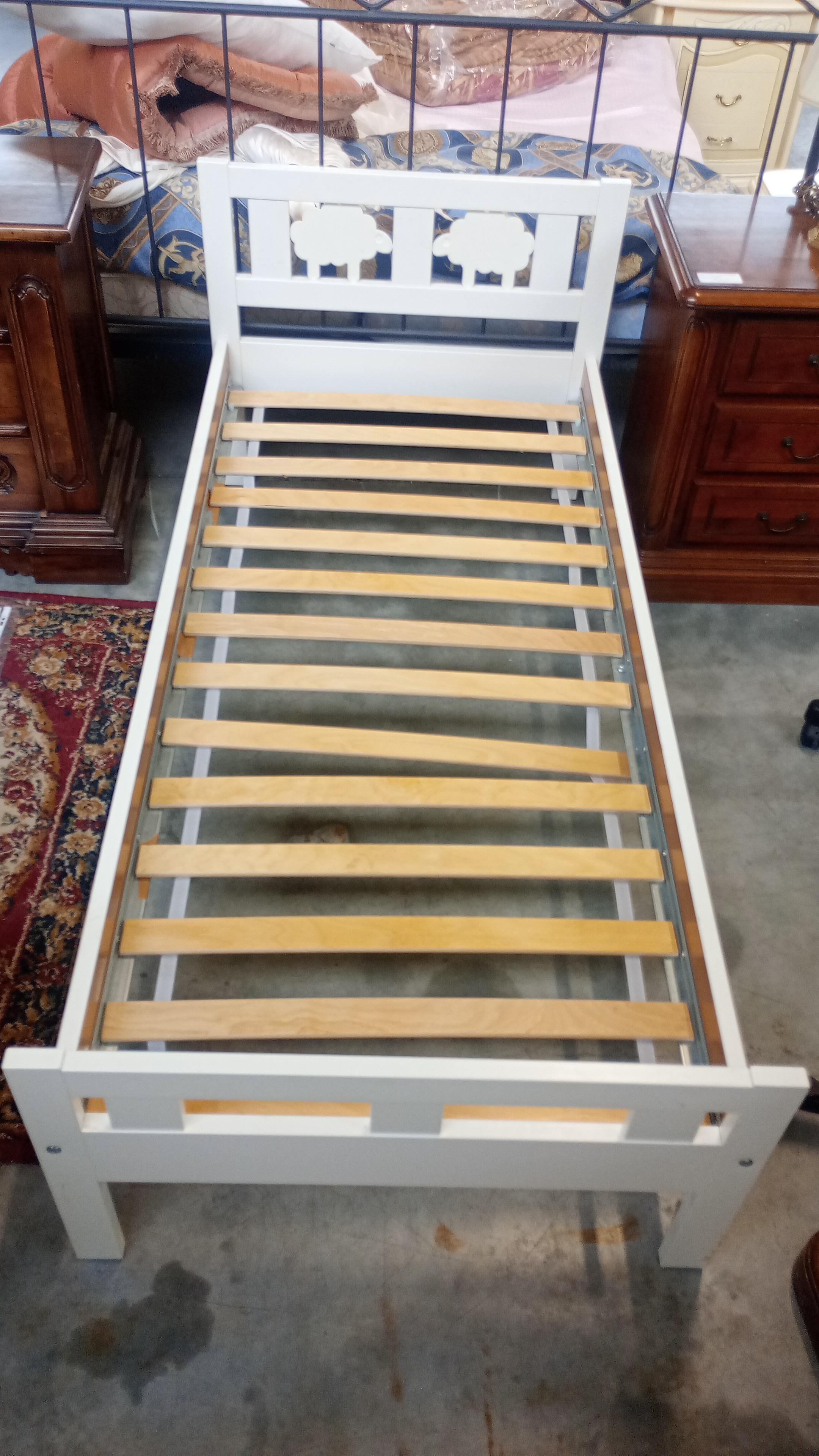 KRITTER IKEA LETTO SINGOLO BIANCO