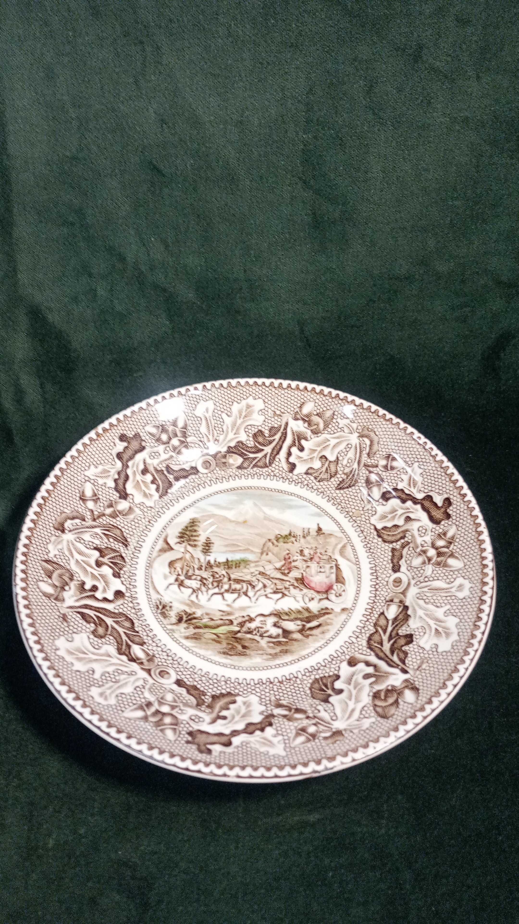  Piatto inglese historic America Johnson Bros