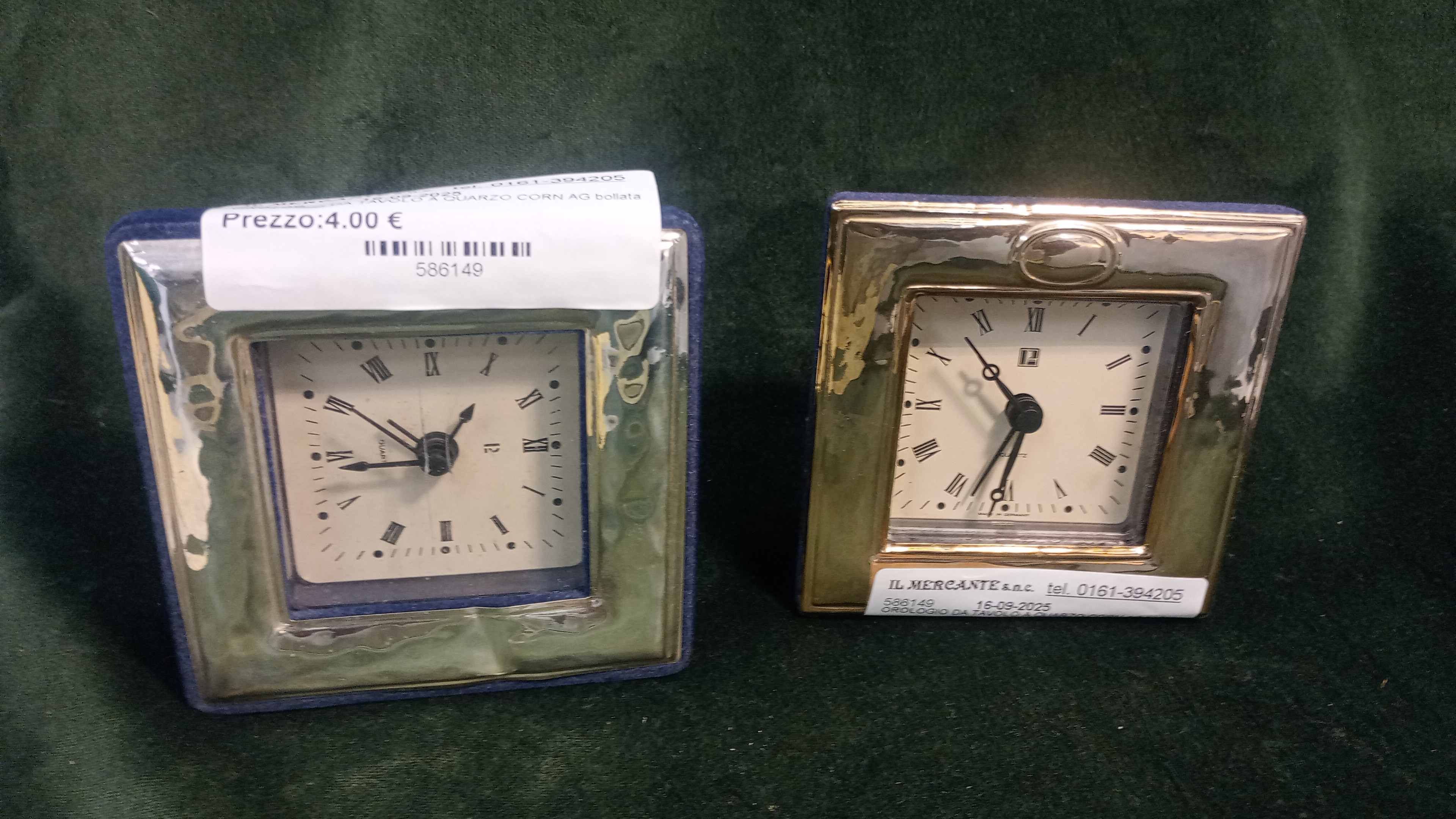 OROLOGIO DA TAVOLO A QUARZO CORN AG bollata