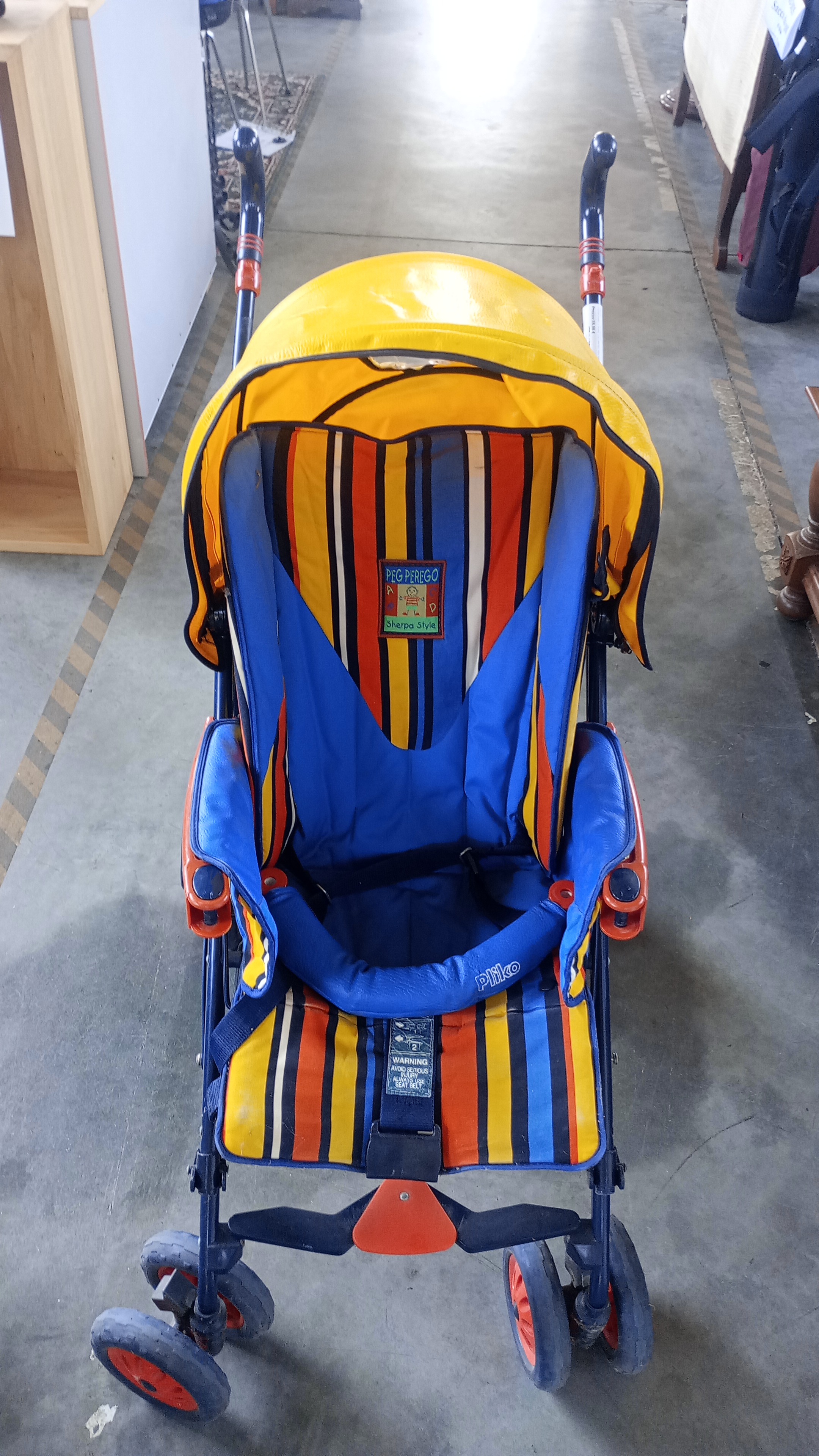 PASSEGGINO A RIGHE COLORATEO PEG PEREGO