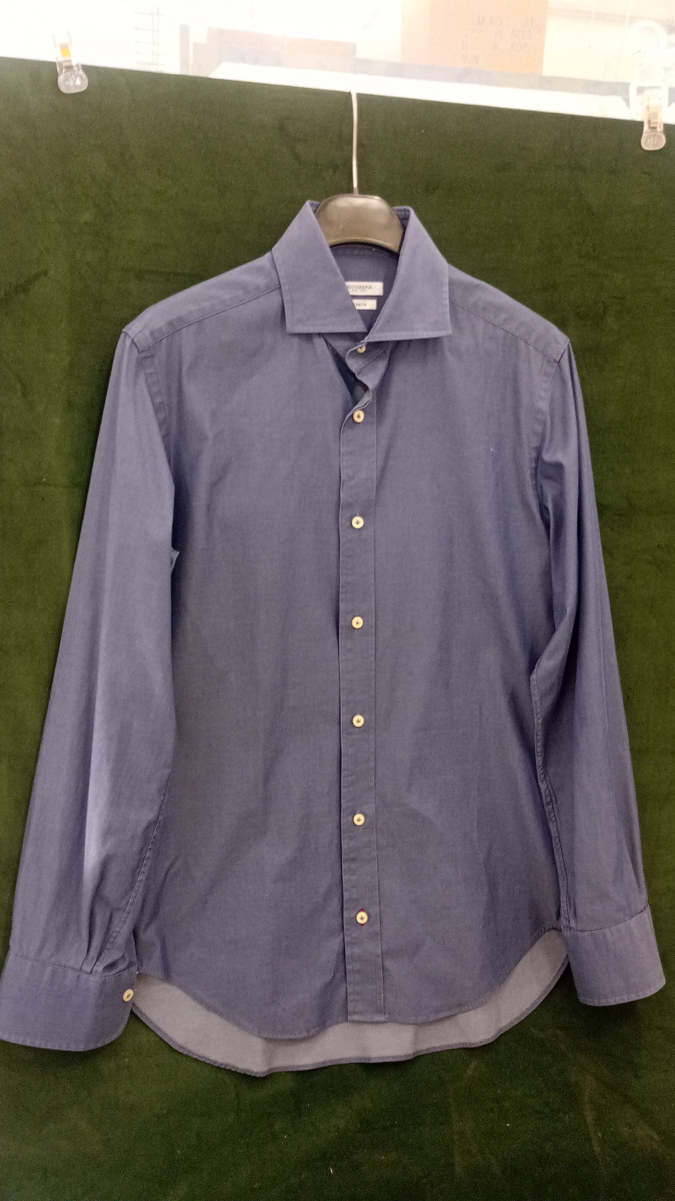 camicia blu GUTTERIDGE 