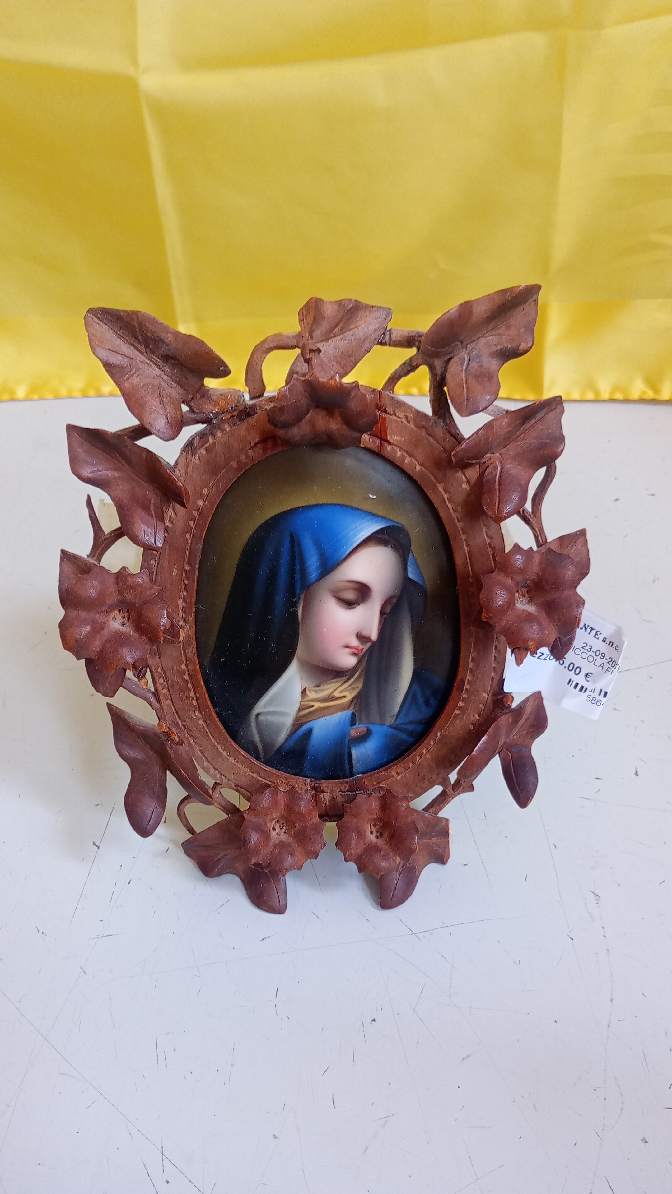 CORNICE PICCOLA FIORI RILIEVO LEGNO