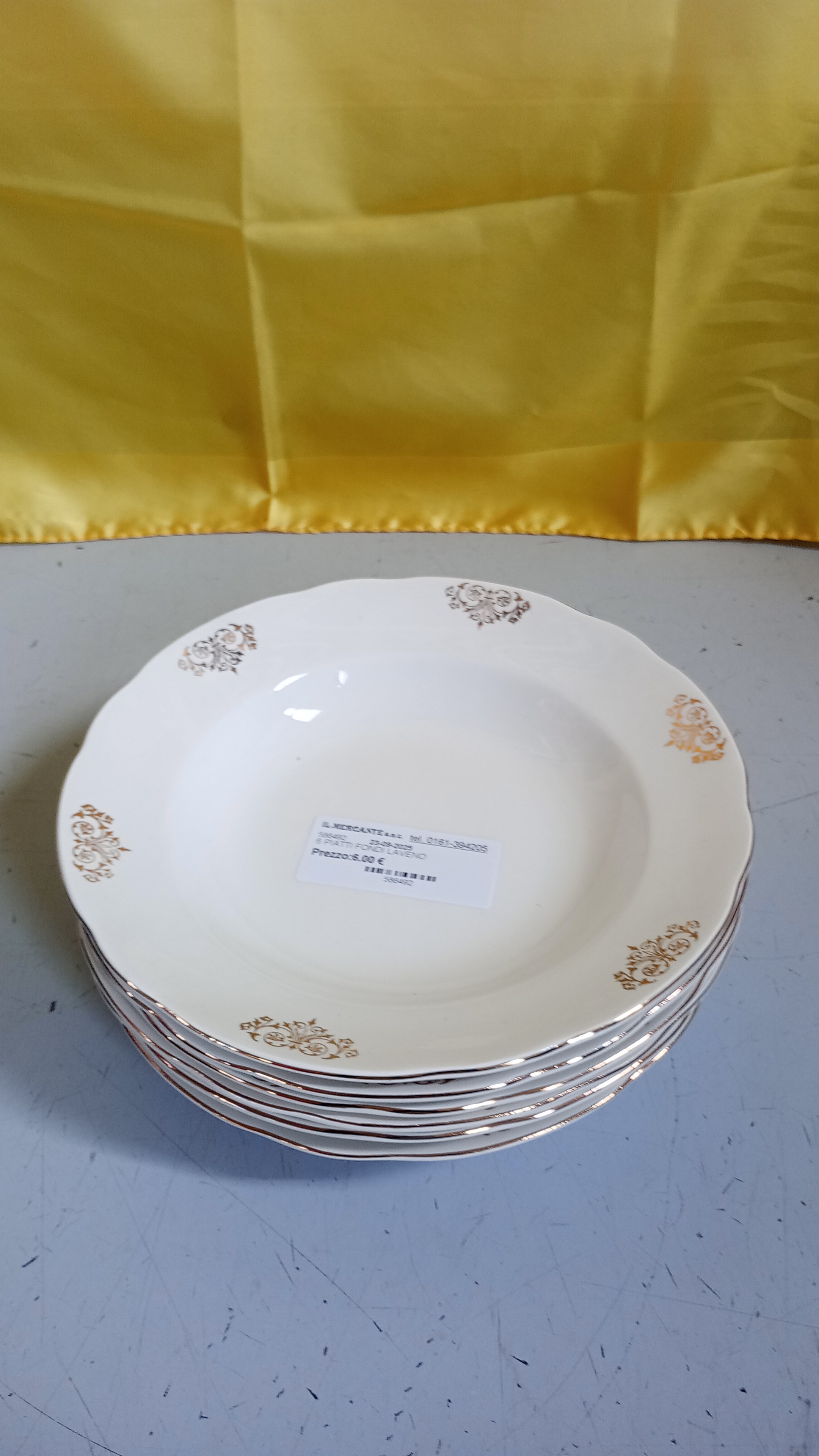 6 PIATTI FONDI LAVENO