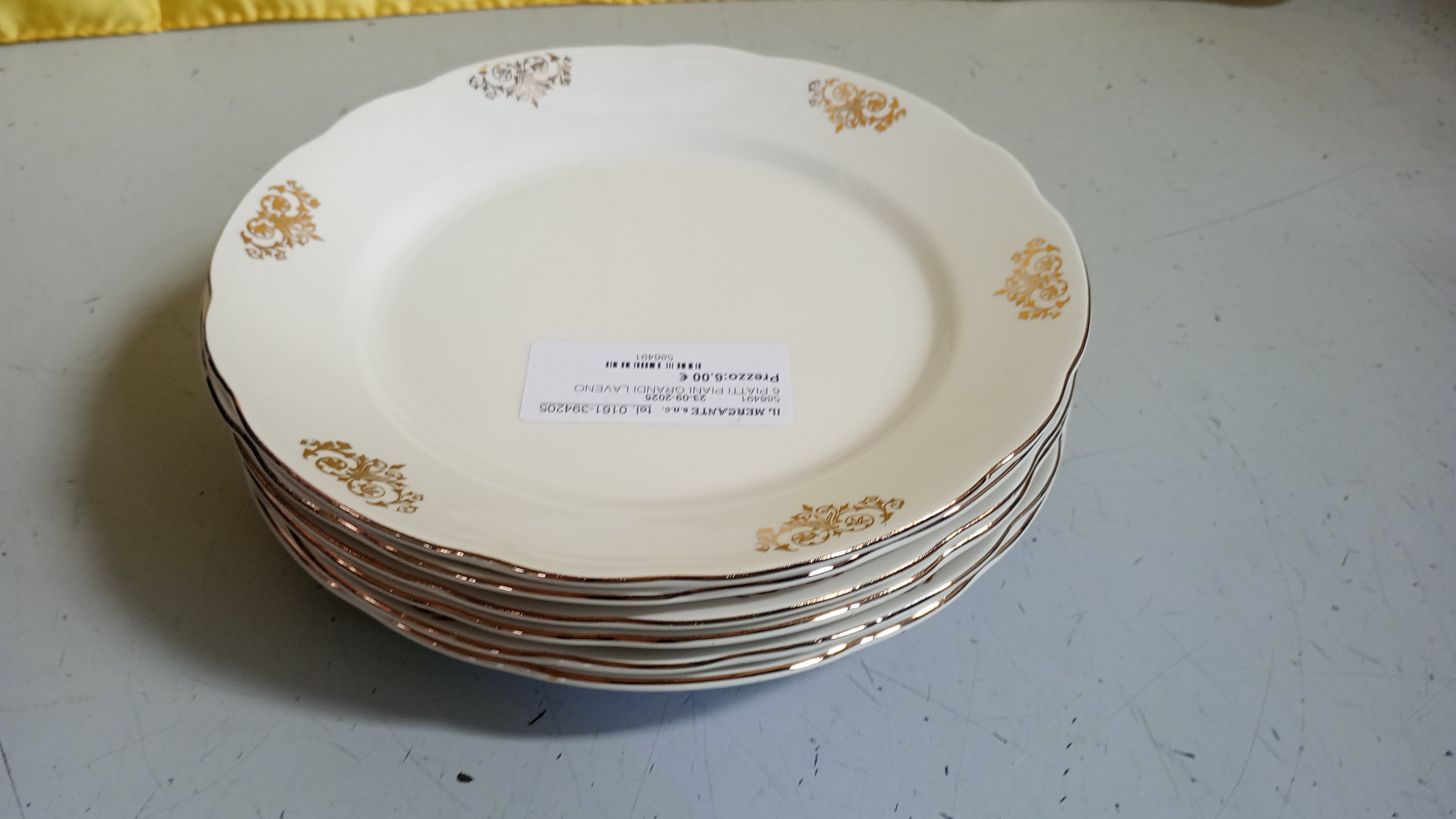6 PIATTI PIANI GRANDI LAVENO