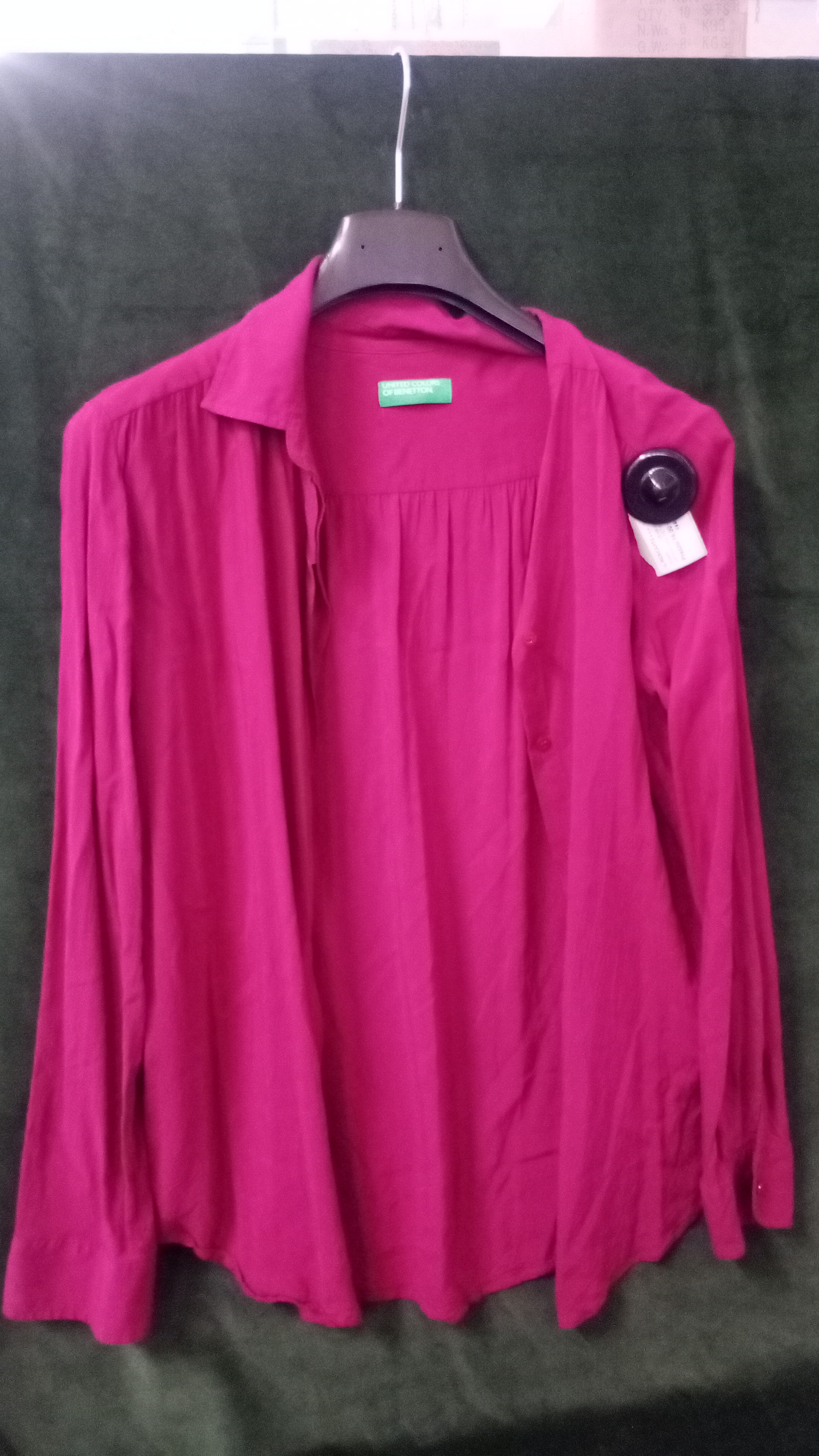 camicia rosa BENETTON