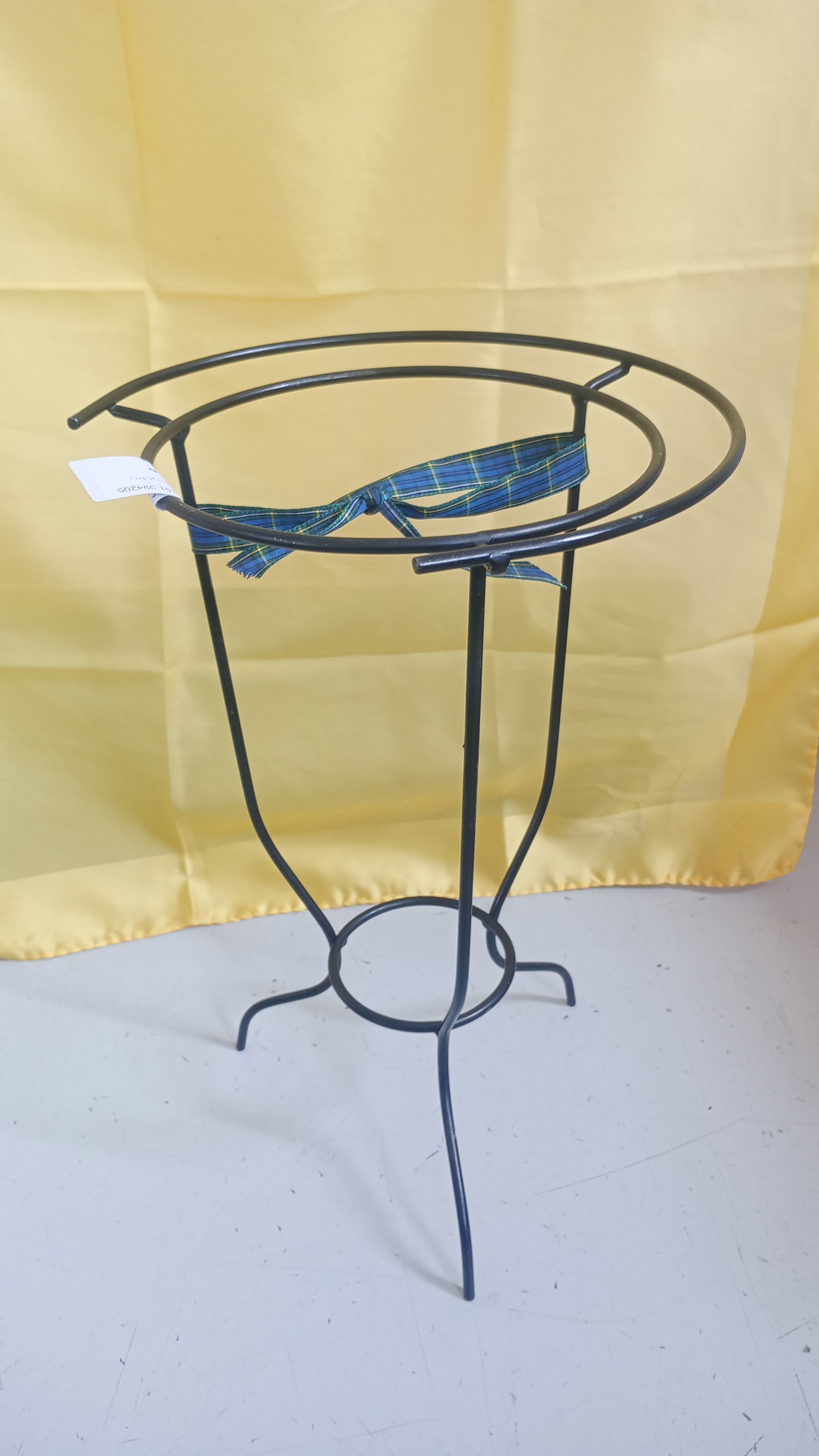 PORTA VASO IN METALLO NERO