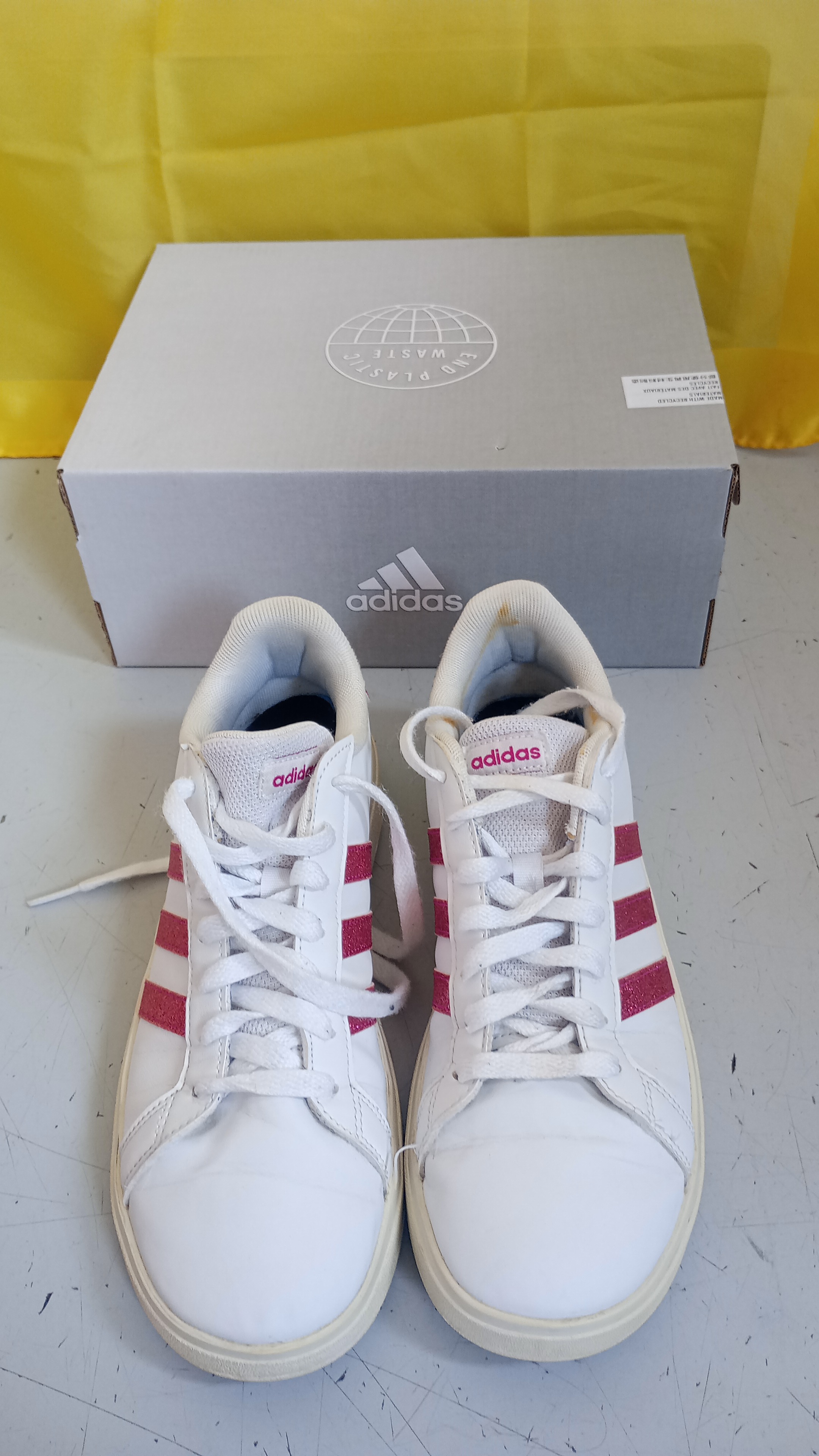 sc. bianche e rosa ADIDAS N.40