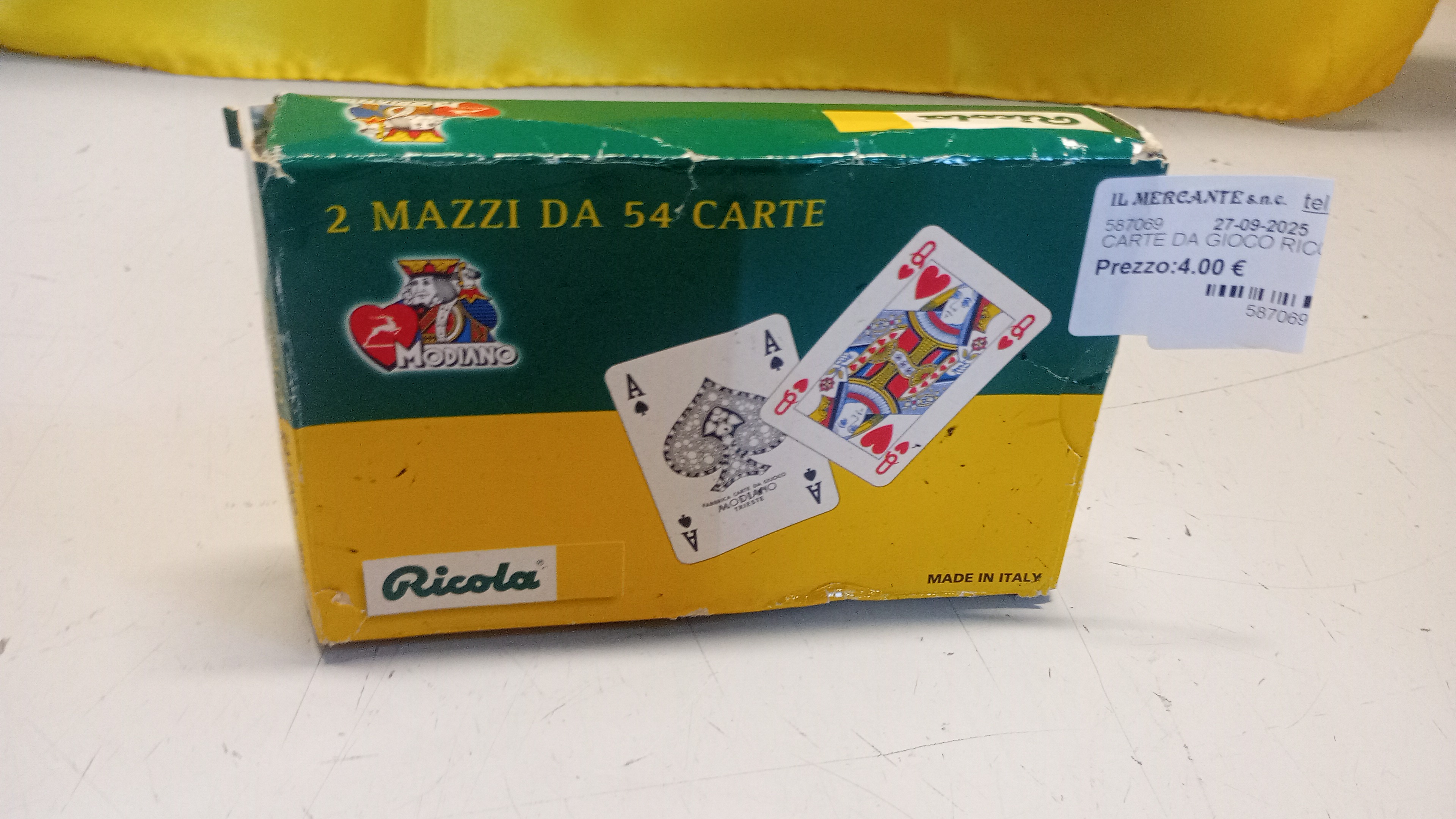 CARTE DA GIOCO RICOLA