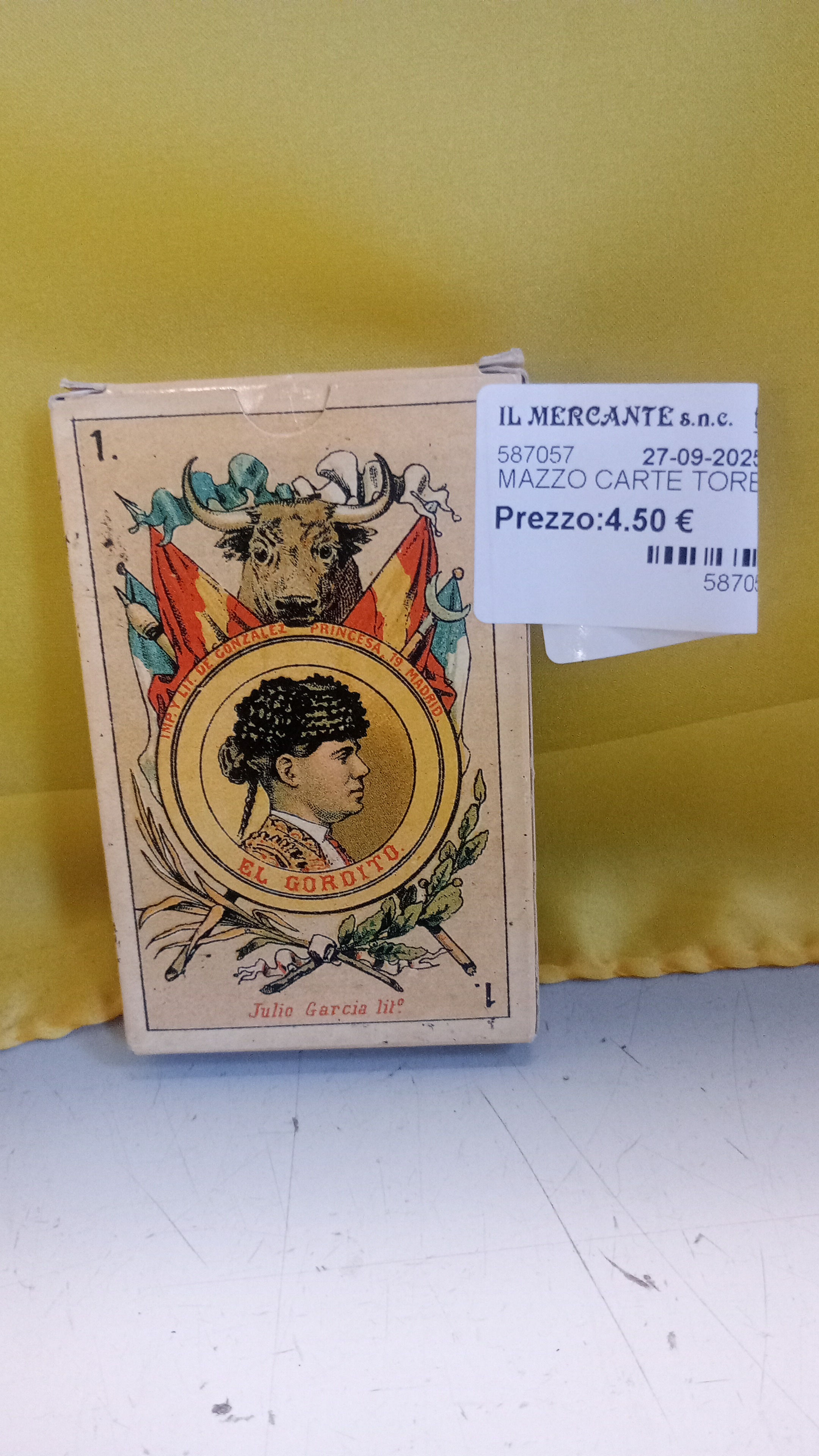 MAZZO CARTE TORERI SPAGNA